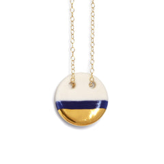 circle necklace in royal blue - ASH Jewelry Studio - 2
