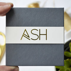 large bar necklace in gray - ASH Jewelry Studio - 4