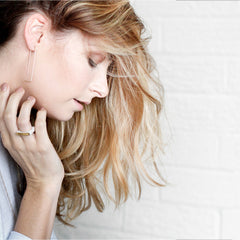 oblong earrings - ASH Jewelry Studio