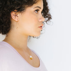 curve earrings, ellipse necklace set