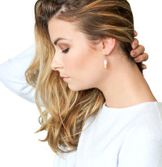 rectangular bar earrings - ASH Jewelry Studio