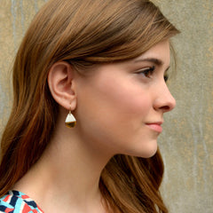 gold drop earrings - ASH Jewelry Studio - 3