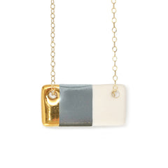 gray bar necklace - ASH Jewelry Studio - 2