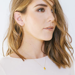 arc earring, droplet necklace set - ASH Jewelry Studio - 3
