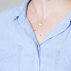 diamond shaped necklace - ASH Jewelry Studio