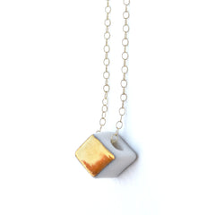 diamond shaped necklace - ASH Jewelry Studio