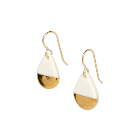 gold drop earrings