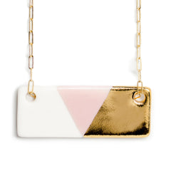 large bar necklace in pink - ASH Jewelry Studio - 1