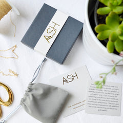 triangle pipeline earrings - ASH Jewelry Studio