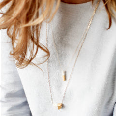 linear necklace - ASH Jewelry Studio