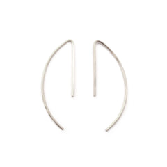 curve hoop earrings