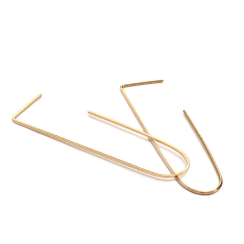 oblong earrings